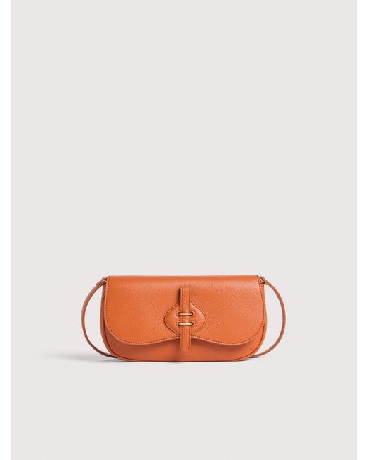 Coccinelle Pink Micro Grained Leather Minibag Mavery Small