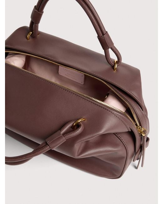 Coccinelle Pink Smooth Leather Handbag Lizzie Small