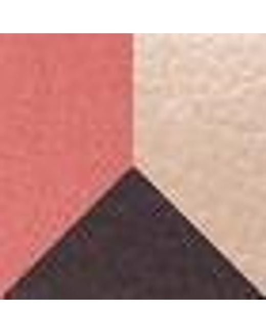 Coccinelle Pink Small Grained Leather Wallet Metallic Tricolor