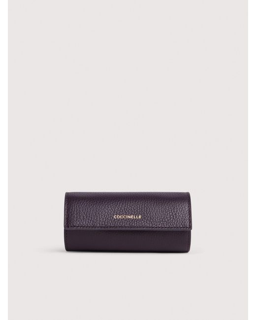 Coccinelle Multicolor Grained Leather Jewellery Case Jewelry Box
