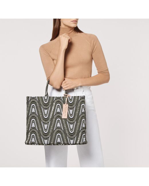 Donna Borse da Borsette e borse satchel da Alegoria medium top handle_Coccinelle in Pelle di colore Marrone 