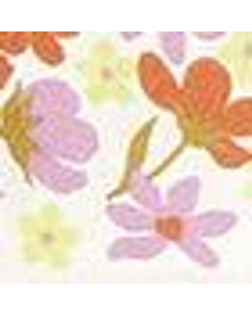 Coccinelle Pink Silk Foulard Sakura Flowers