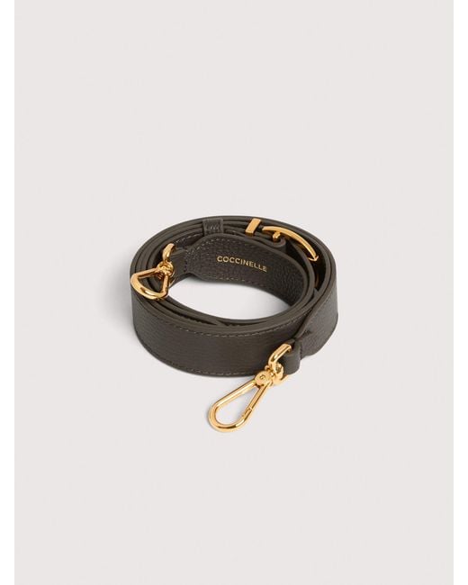 Coccinelle Multicolor Grained Leather Shoulder Strap Beth