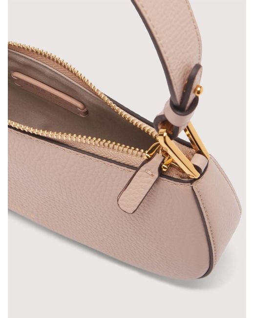 Coccinelle Natural Grained Leather Minibag Merveille