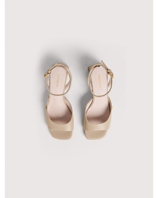 Coccinelle Natural Smooth Leather Sandals C-Everyday