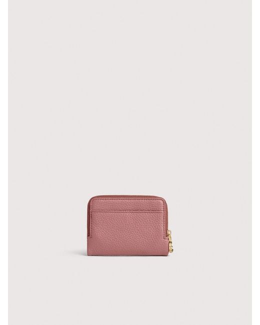 Coccinelle Pink Small Grained Leather Wallet C-Me Medium