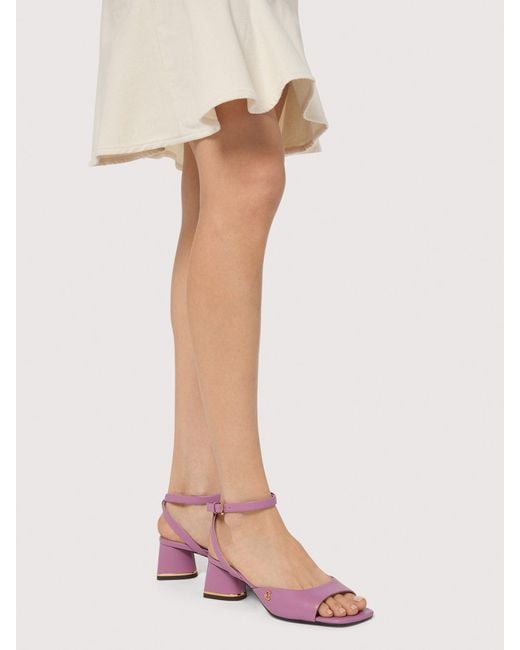 Coccinelle Pink Smooth Leather Sandals C-Everyday