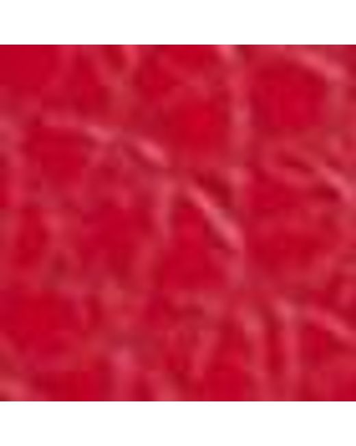 Coccinelle Pink Small Grained Leather Wallet Metallic Medium