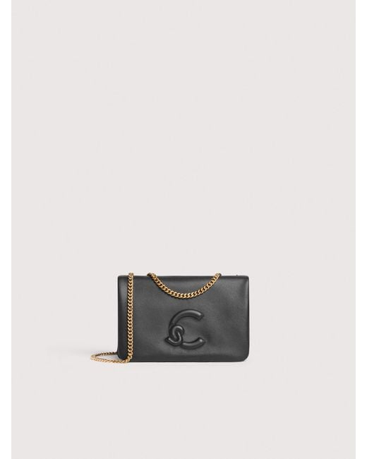 Coccinelle White Smooth Leather Minibag Dulse