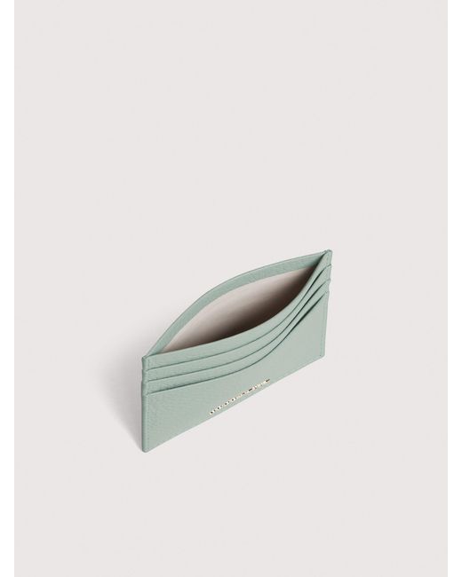 Coccinelle Multicolor Grainy Leather Card Holder Metallic Small