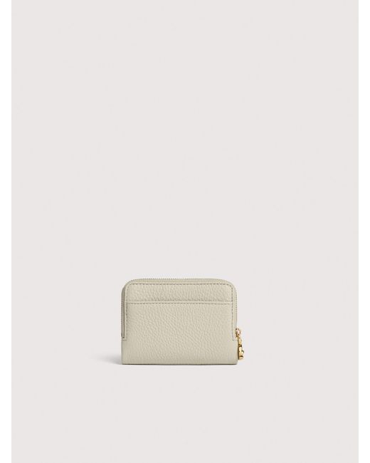 Coccinelle Natural Small Grained Leather Wallet C-Me Medium