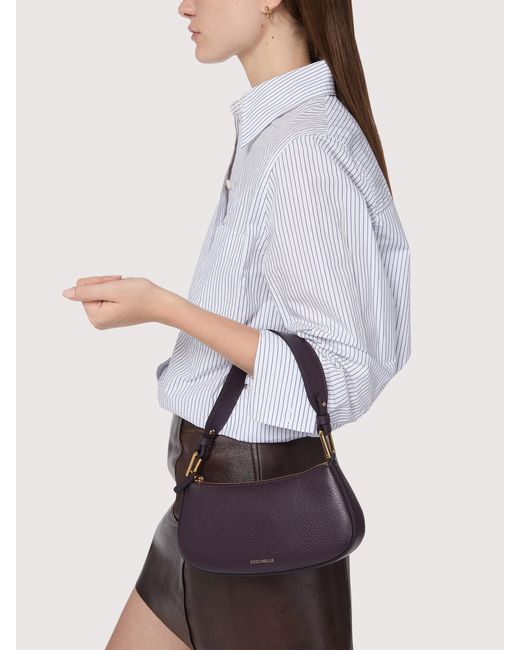 Coccinelle Natural Grained Leather Minibag Merveille