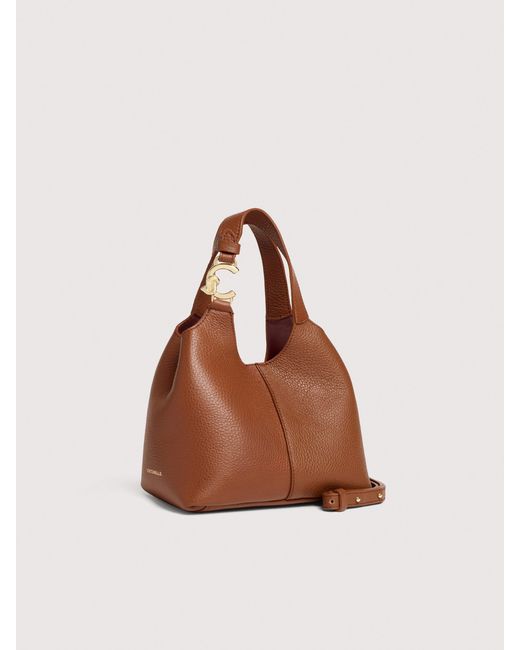 Coccinelle Multicolor Grained Leather Handbag C-Easy Small