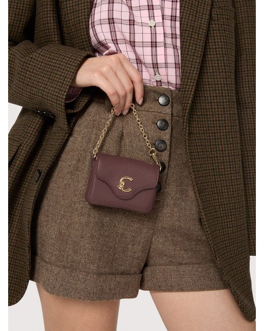 Coccinelle Pink Key Holder Pouch