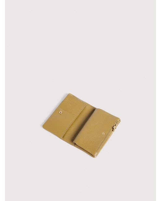 Coccinelle Natural Medium Grained Leather Wallet C-Me Large