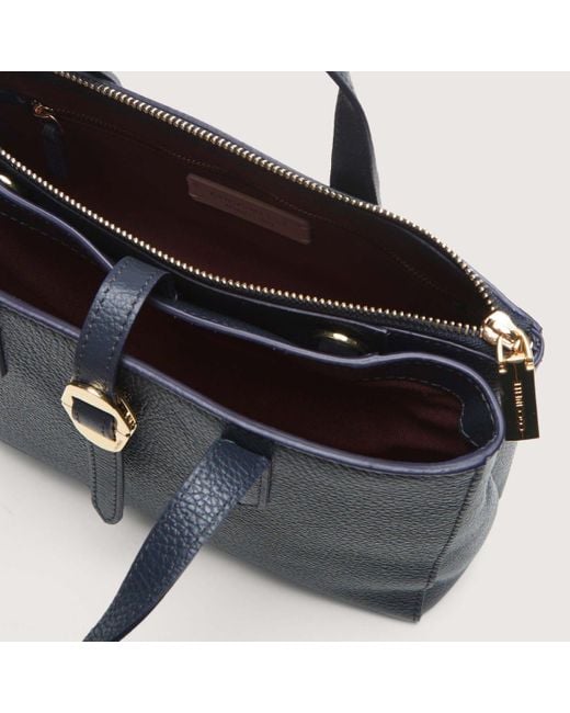 Coccinelle Black Henkeltasche Aus Genarbtem Leder Chara Small
