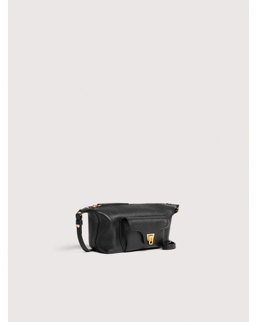 Coccinelle White Grained Leather Minibag Beat Generation Mini