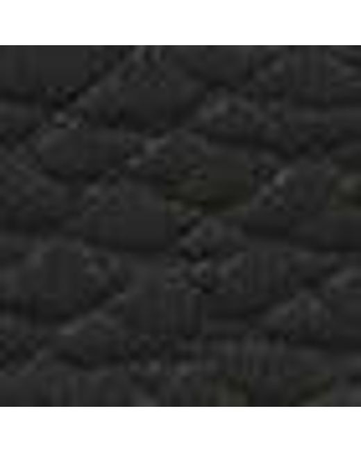 Coccinelle Black Kartenetui aus genarbtem Leder Metallic Soft