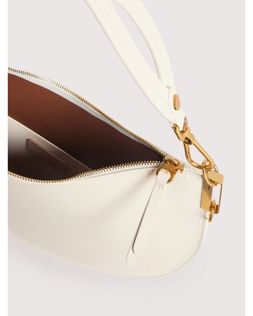 Coccinelle Natural Two-Sided Leather Shoulder Bag Sunup Large