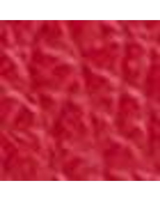 Coccinelle Pink Large Grainy Leather Zip-Around Purse Metallic Large