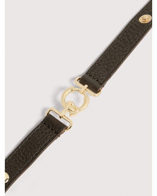 Coccinelle Natural Grained Leather Bracelet C-Me