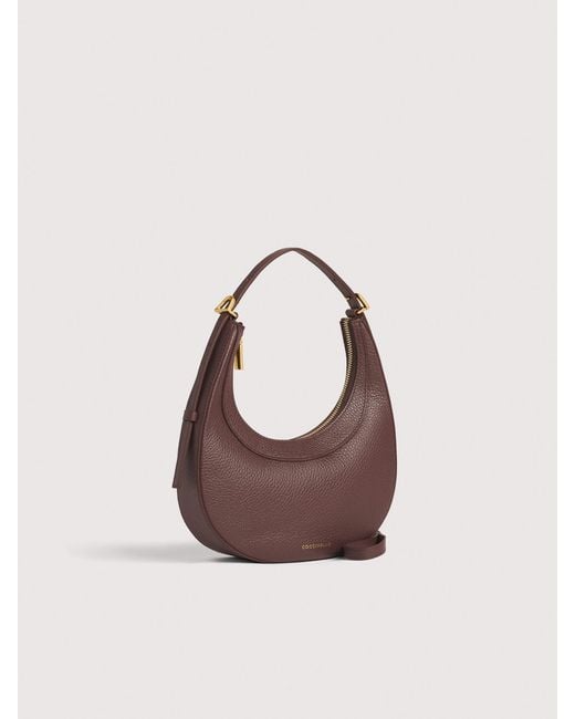 Coccinelle Pink Grained Leather Minibag Whisper Mini