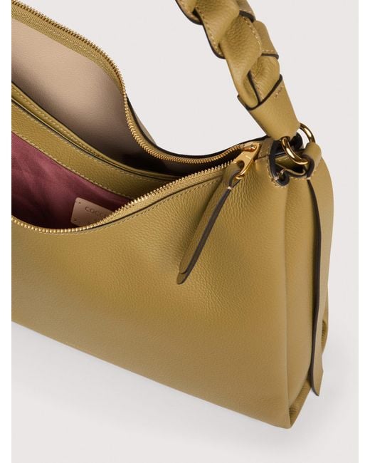 Coccinelle Multicolor Two-Sided Leather Shoulder Bag Boheme Medium