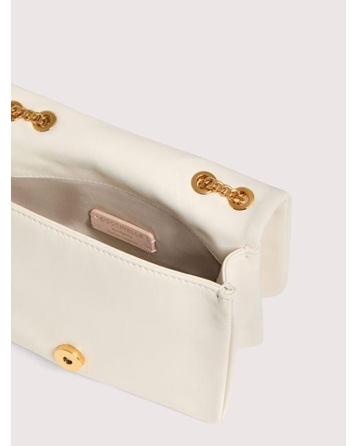 Coccinelle Natural Smooth Leather Minibag Dulse Mini
