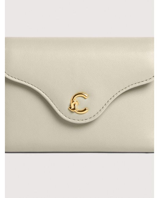 Coccinelle Natural Smooth Leather Wallet C-Me Medium
