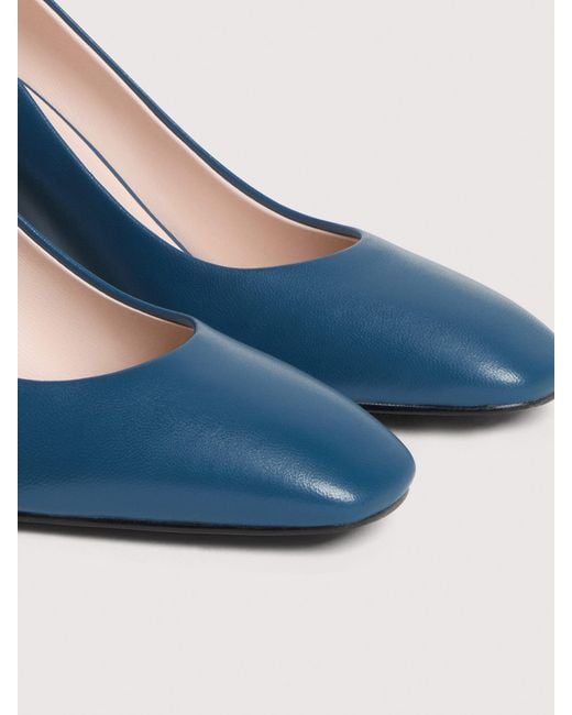 Coccinelle Blue Smooth Leather Pumps C-Everyday