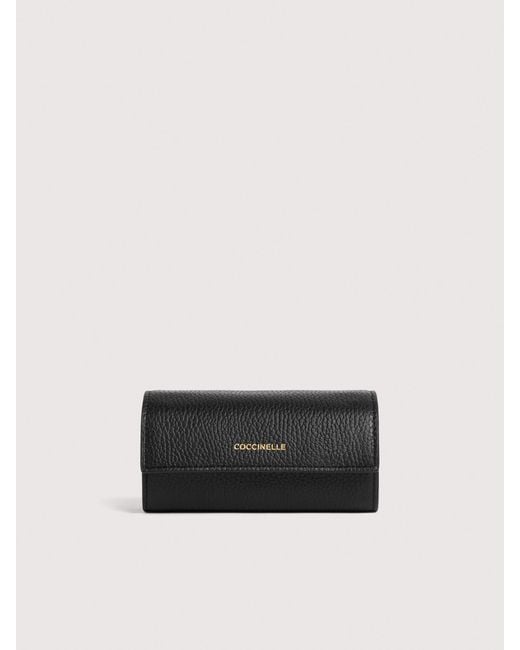 Coccinelle White Grained Leather Jewellery Case Jewelry Box