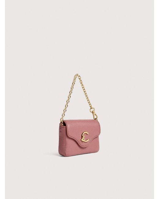 Coccinelle Pink Key Holder Pouch