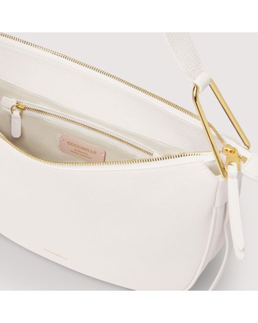 Coccinelle Priscilla Medium Hobo Bags in White | Lyst