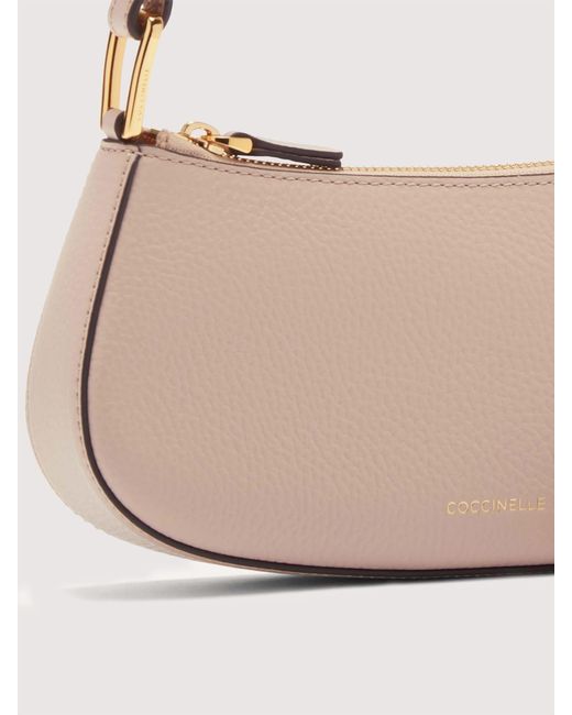 Coccinelle Natural Grained Leather Minibag Merveille