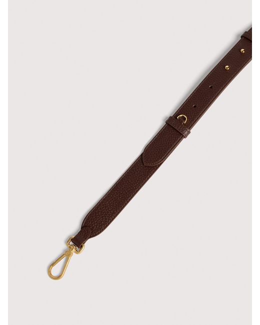 Coccinelle Multicolor Grained Leather Shoulder Strap Embroidery Logo