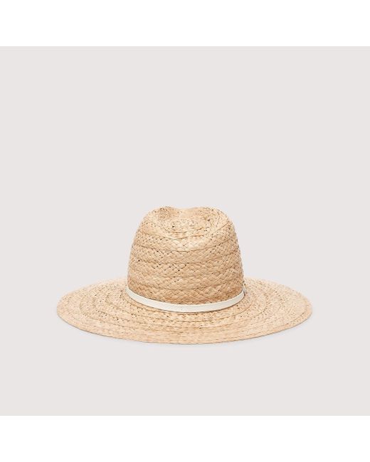 Coccinelle Natural Straw Hat Frances