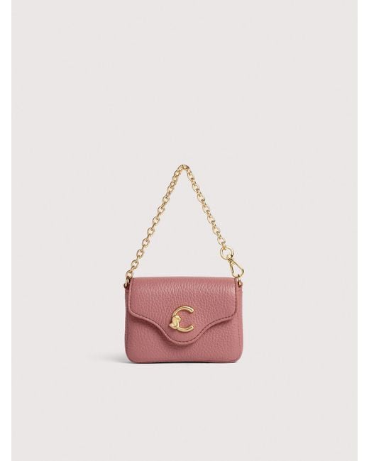 Coccinelle Pink Key Holder Pouch