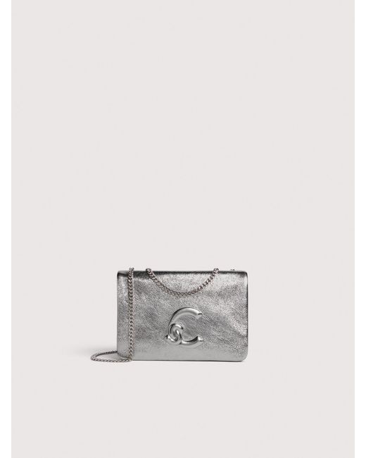 Coccinelle White Smooth Leather Minibag Dulse Mini