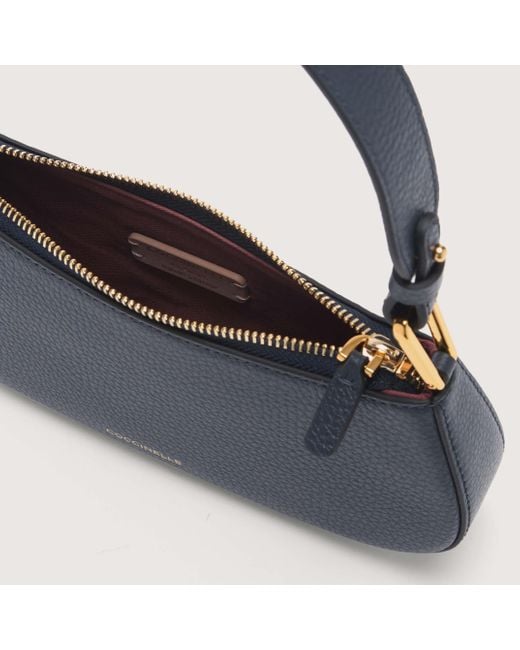 Coccinelle Blue Grained Leather Minibag Merveille
