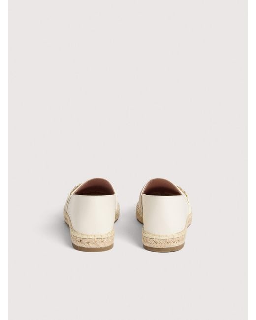 Coccinelle Natural Smooth Leather Espadrilles C-Easy