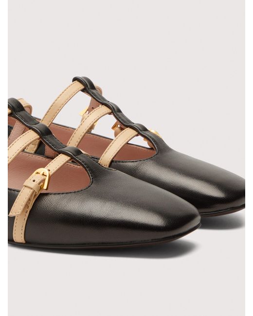 Coccinelle Multicolor Smooth Leather Mary Jane Flats Sven