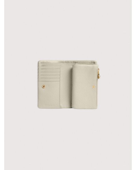 Coccinelle Natural Medium Grained Leather Wallet C-Me Large