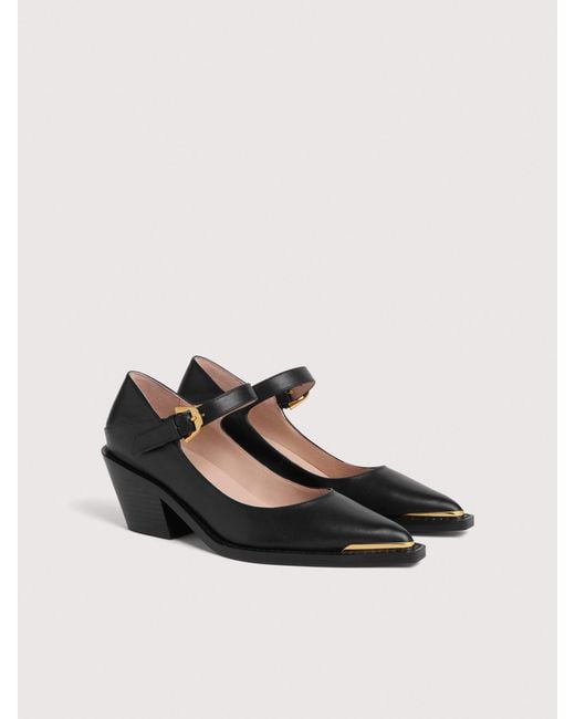 Coccinelle White Cowhide-Effect Smooth Leather Pumps Connie