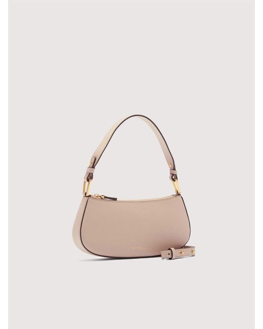 Coccinelle Natural Grained Leather Minibag Merveille