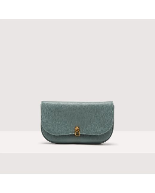 Coccinelle Gray Grained Leather Minibag Magie