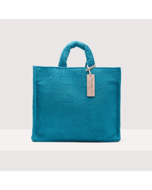 Coccinelle Blue Never Without Bag Large Top Handle_