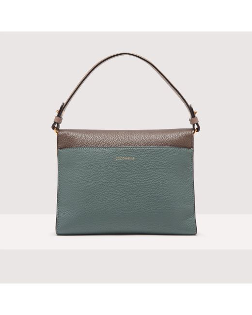 Coccinelle Grained Leather Handbag Binxie Tricolor Medium | Lyst