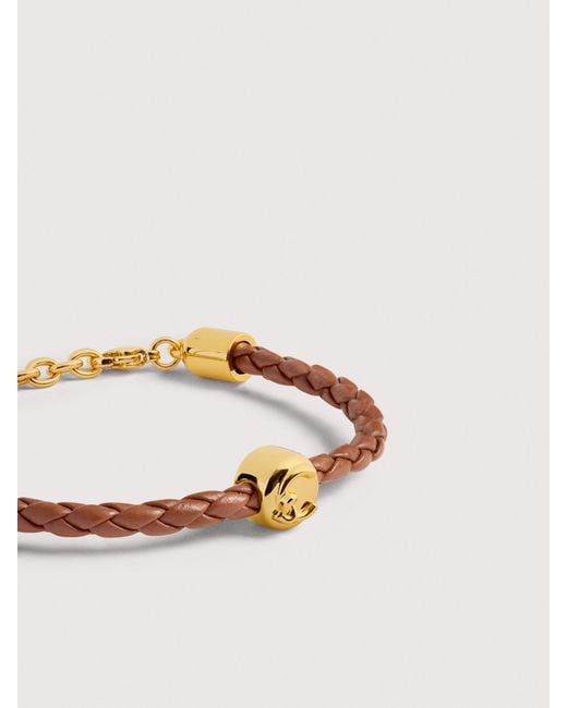 Coccinelle Multicolor Grained Leather Bracelet C-Me Sphere