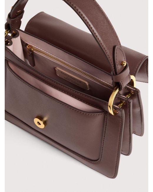 Coccinelle Multicolor Smooth Calf Leather Handbag C-Me Small