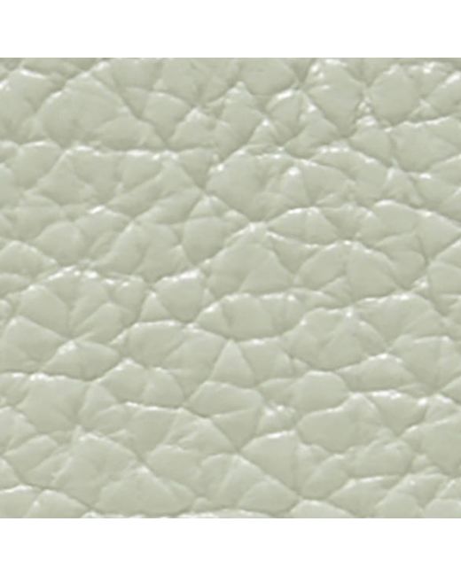 Coccinelle Gray Grained Leather Shoulder Bag Eclyps Medium